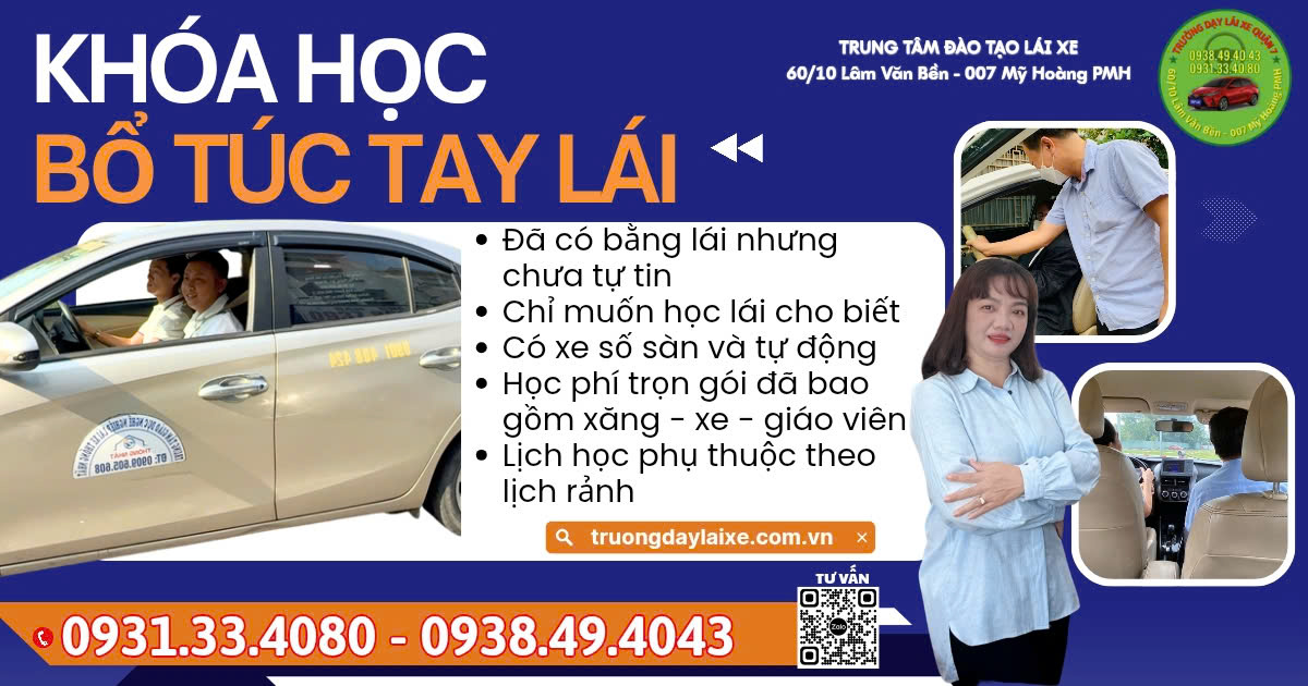 👉KHOÁ NÂNG CAO TAY NGHỀ LÁI XE THÁNG 8👈