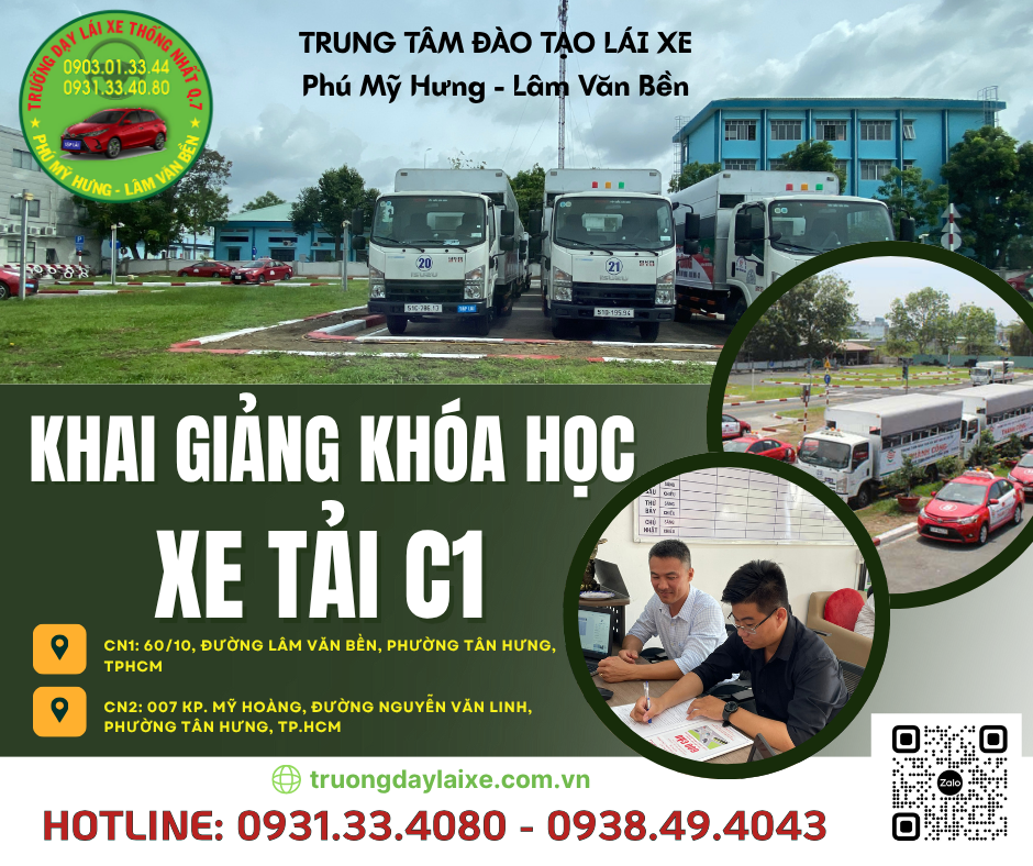 KHAI GIẢNG KHOÁ HỌC XE TẢI C1 THÁNG 10/2025
