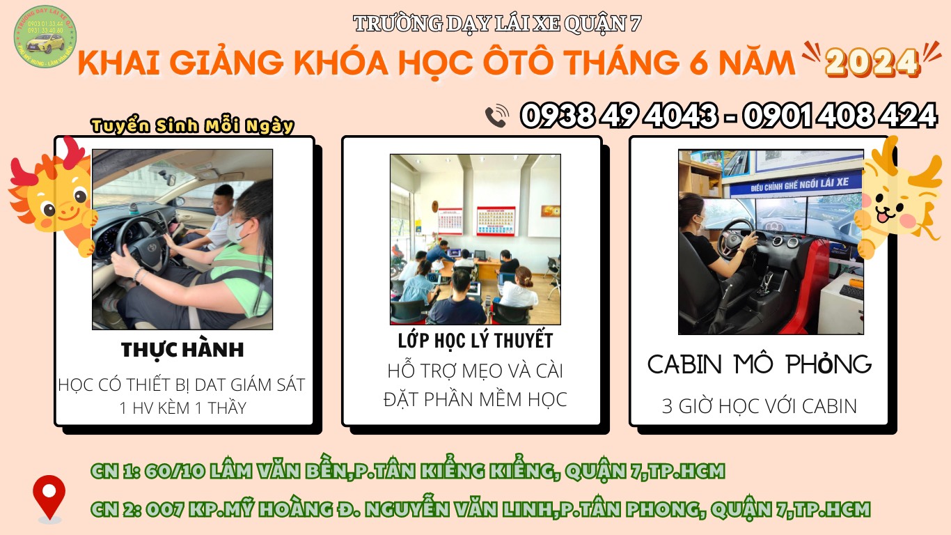 Trường dạy lái xe Phú Mỹ Hưng  - Trung tâm Thành Công