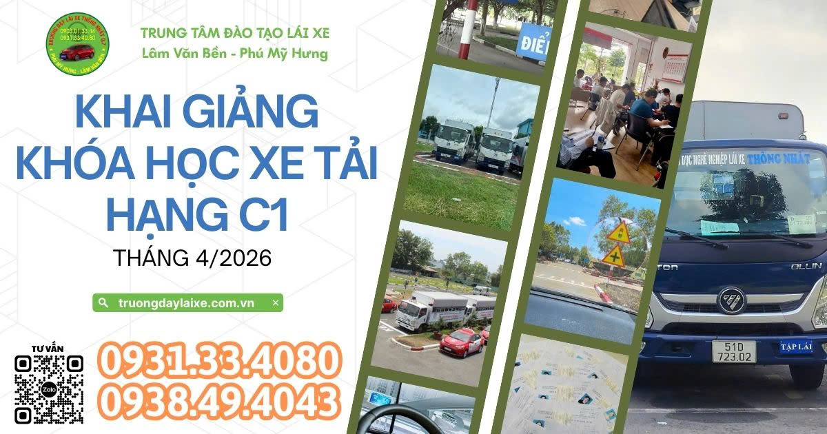 [THÁNG 4/2026] KHAI GIẢNG KHÓA BỔ TÚC TAY LÁI – TỰ TIN CẦM LÁI, VỮNG VÀNG MỌI CUNG ĐƯỜNG