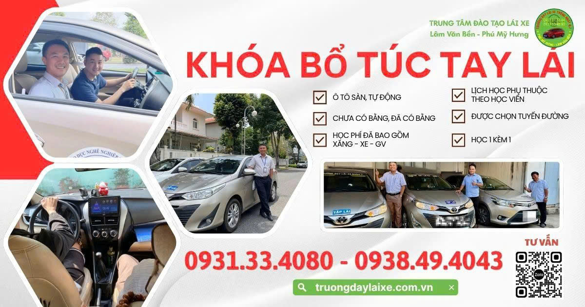 ❌ KHÓA BỔ TÚC TAY LÁI Ô TÔ B SỐ SÀN & B TỰ ĐỘNG THÁNG 6/2026 ❌
